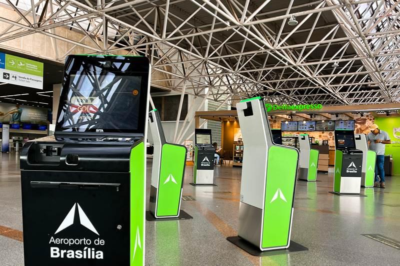 Totens de check-in novinhos em folha!
