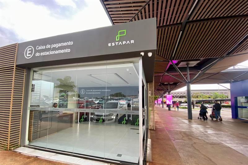 Guichê para pagamento do estacionamento do Aeroporto de Brasília muda de local