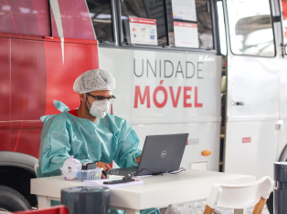 Passageiros podem fazer teste PCR no Aeroporto de Brasília em nova unidade móvel do Sabin